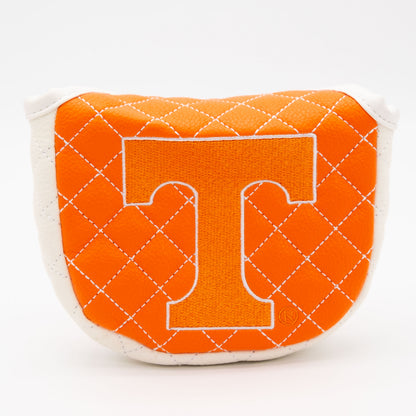 Tennessee Volunteers Solid Quilted Mallet Putter Cover, front view