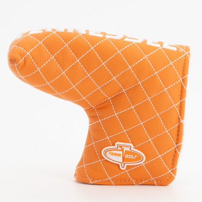 Tennessee Volunteers Solid Quilted Blade Putter Cover, back view