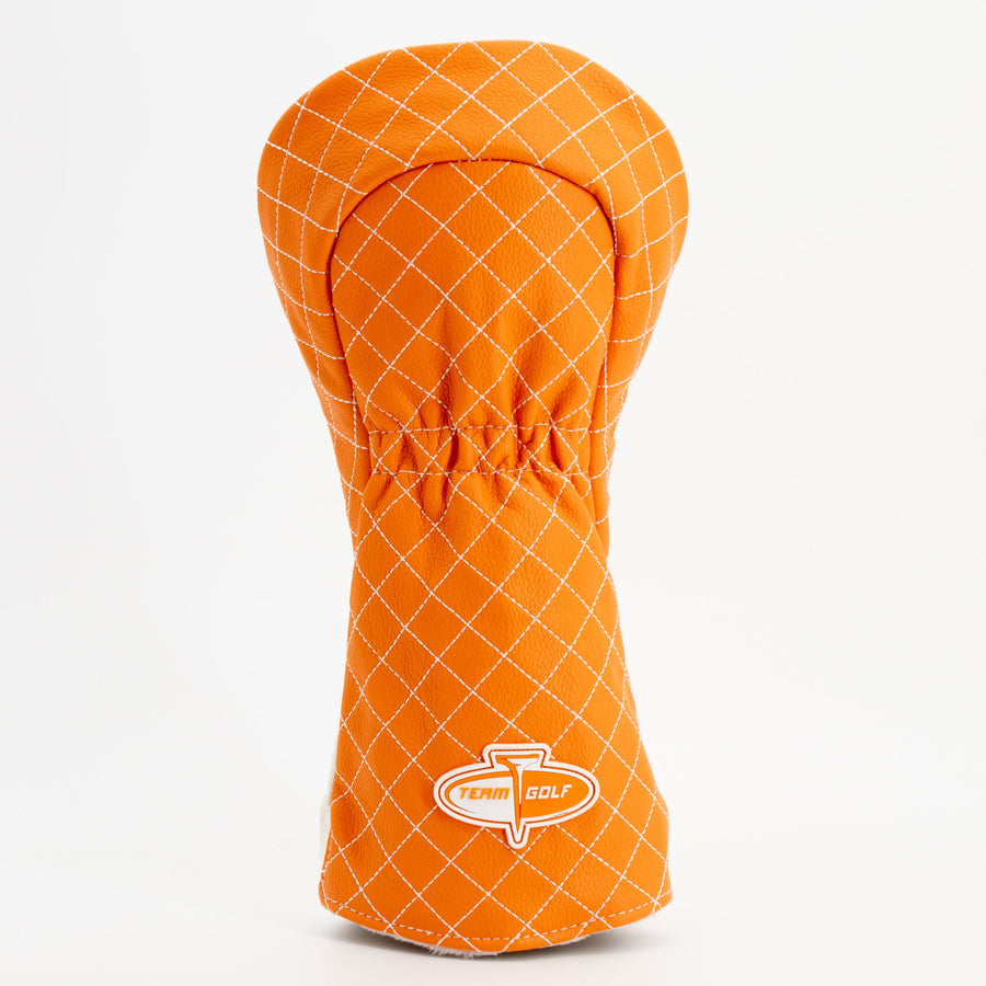 Tennessee Volunteers split quilted driver cover, back view