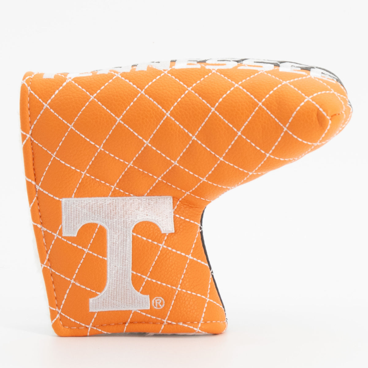 Tennessee Volunteers Split Quilted Blade Putter Cover, front view