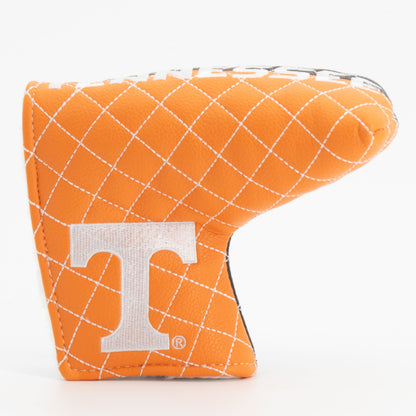 Tennessee Volunteers Split Quilted Blade Putter Cover, front view