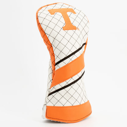 Tennessee Volunteers Striped Quilted Driver Headcover, angled view