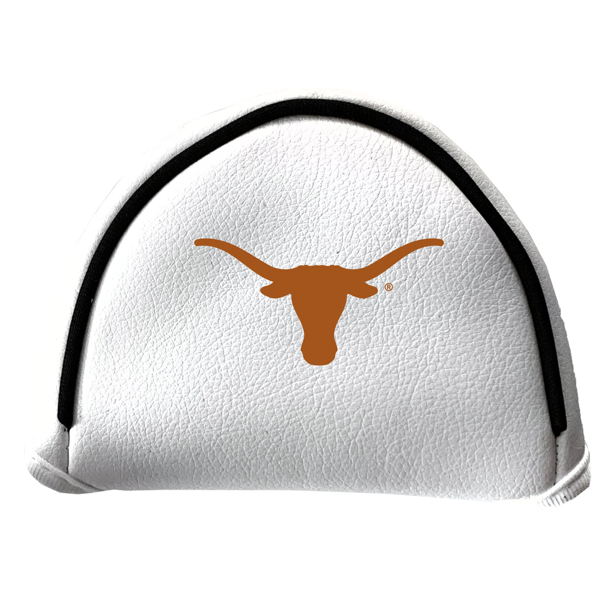 Texas Longhorns vintage mallet putter white printed golf headcover