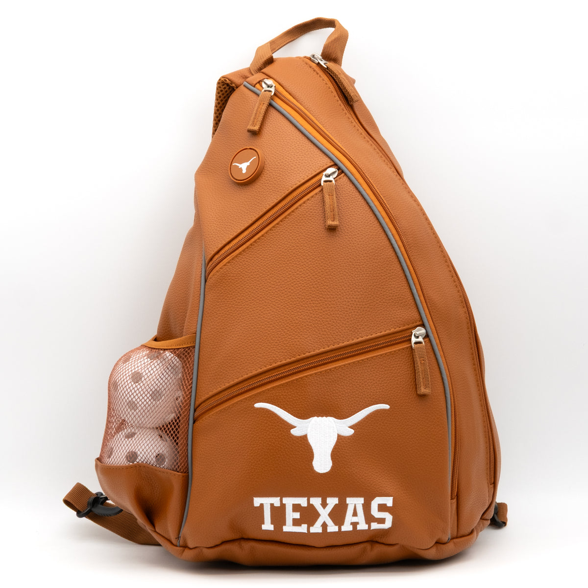Texas Longhorns PU leather backpack by Team Golf, view 1