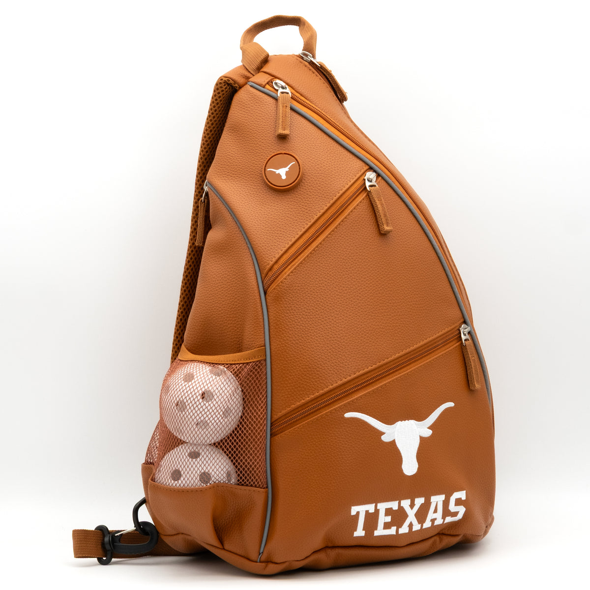Texas Longhorns PU leather backpack by Team Golf, view 3