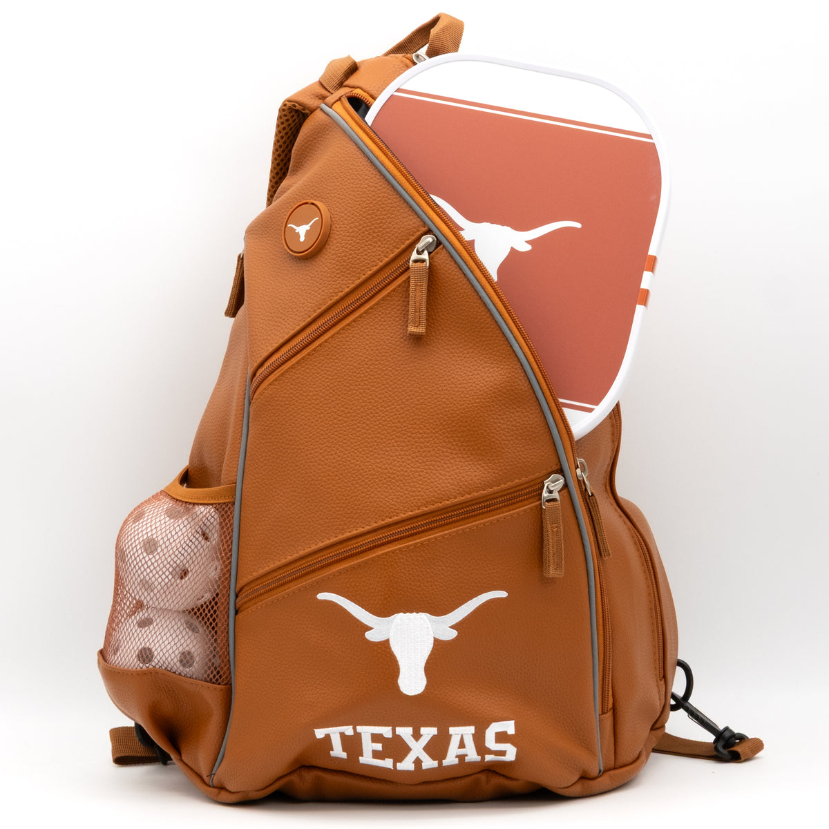 Texas Longhorns PU leather backpack by Team Golf, view 4