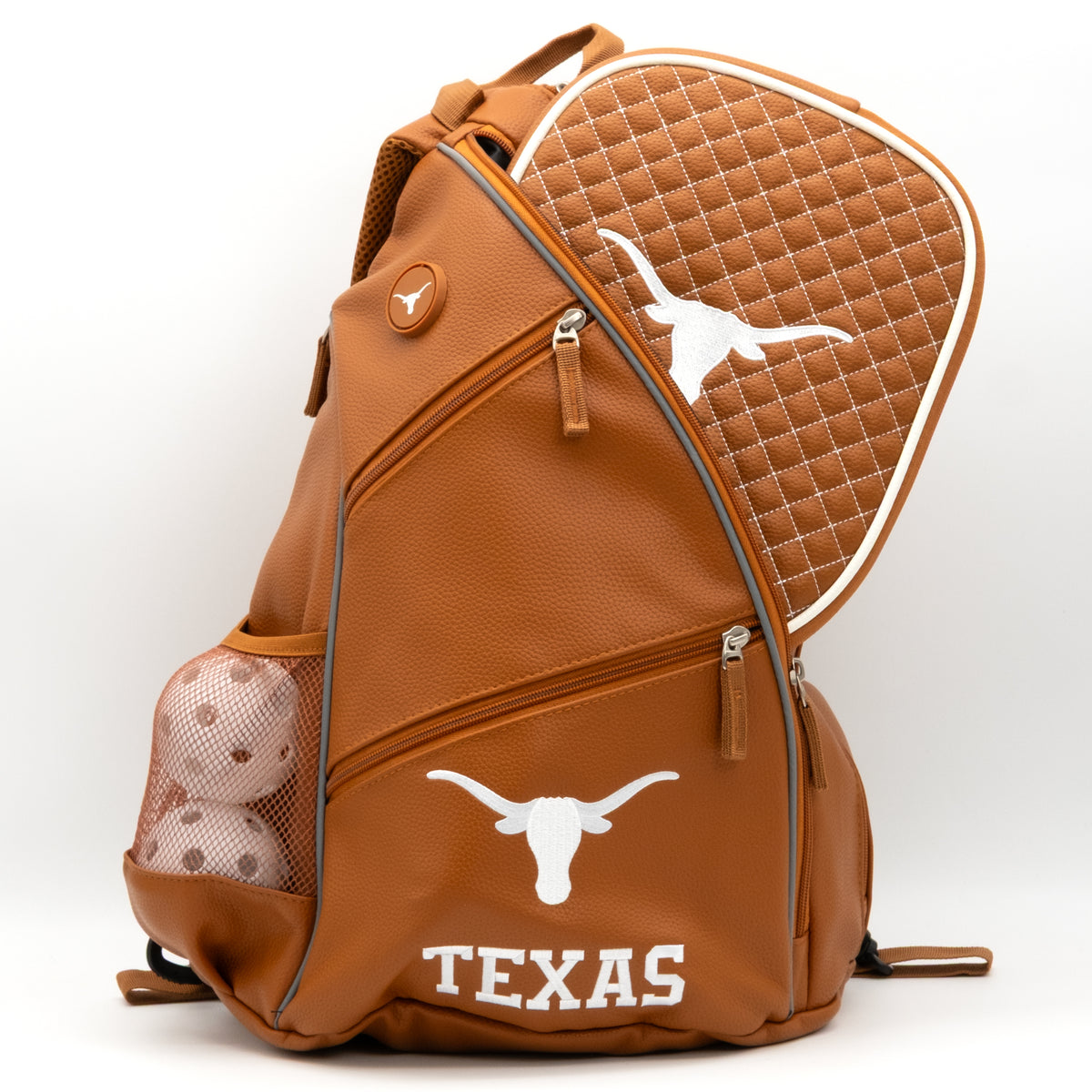 Texas Longhorns PU leather backpack by Team Golf, view 6