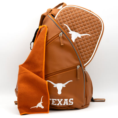 Texas Longhorns PU leather backpack by Team Golf, view 7