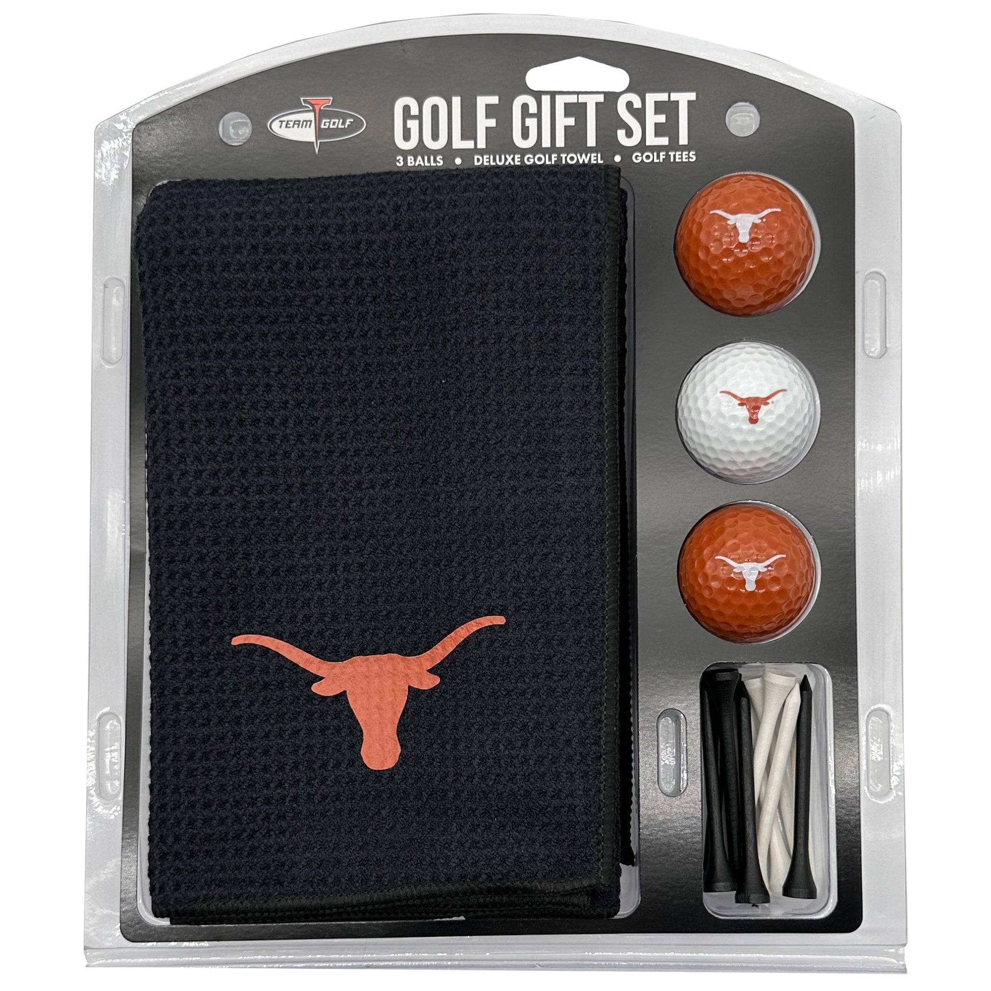 Texas Longhorns Microfiber Towel Golf Gift Set - Club Rehab