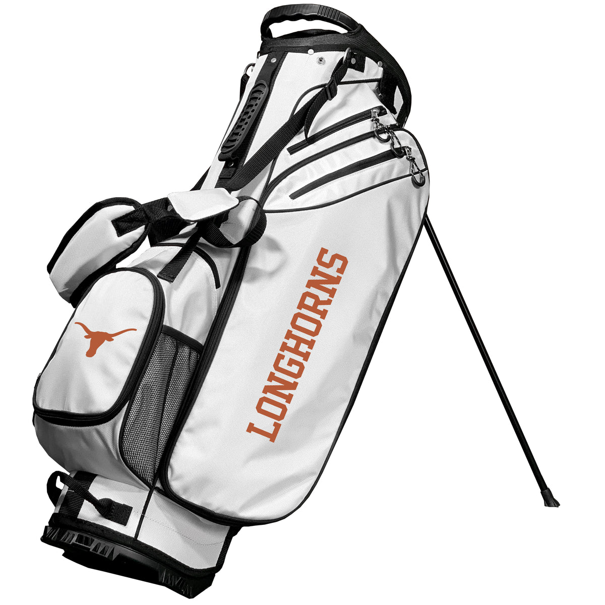 Texas Longhorns Birdie stand golf bag, White color