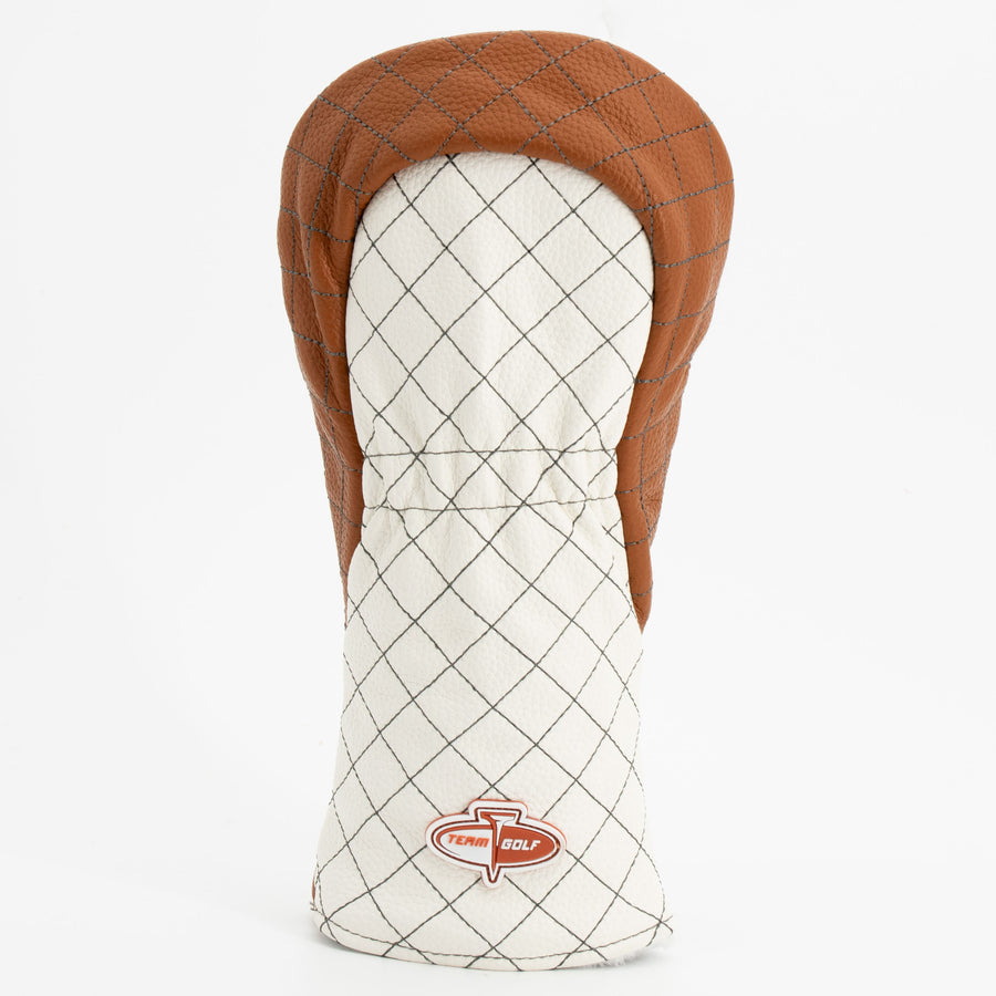 Texas Longhorns striped quilted fairway cover, back view