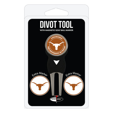 Texas Longhorns Divot Tool + 3 Ball Markers