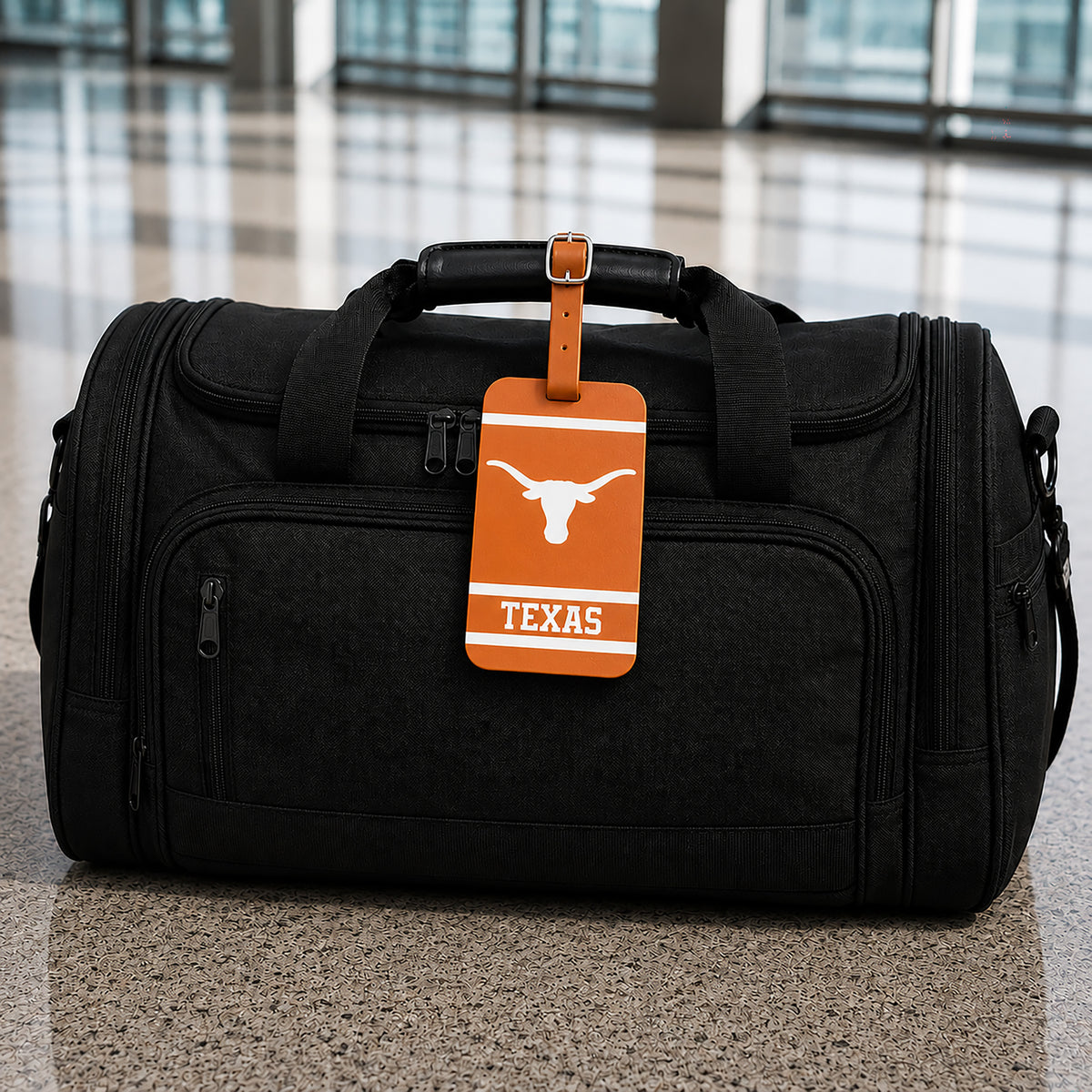 Texas Longhorns plastic golf bag tag by Team Golf, product photo 5