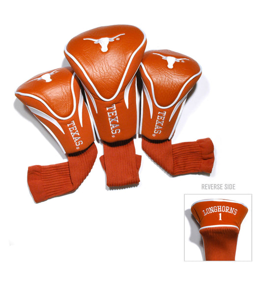 Texas Longhorns 3 Pack Contour Sock Headcovers - Club Rehab