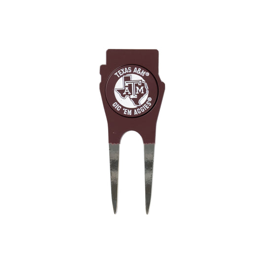 Texas A&M Aggies Custom Shaped Divot Tool - Image 2 - Club Rehab