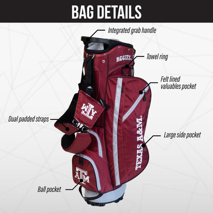 Texas A&M Aggies Fairway Stand Bag - Image 3 - Club Rehab