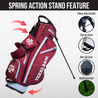 Texas A&M Aggies Fairway Stand Bag - Image 5 - Club Rehab