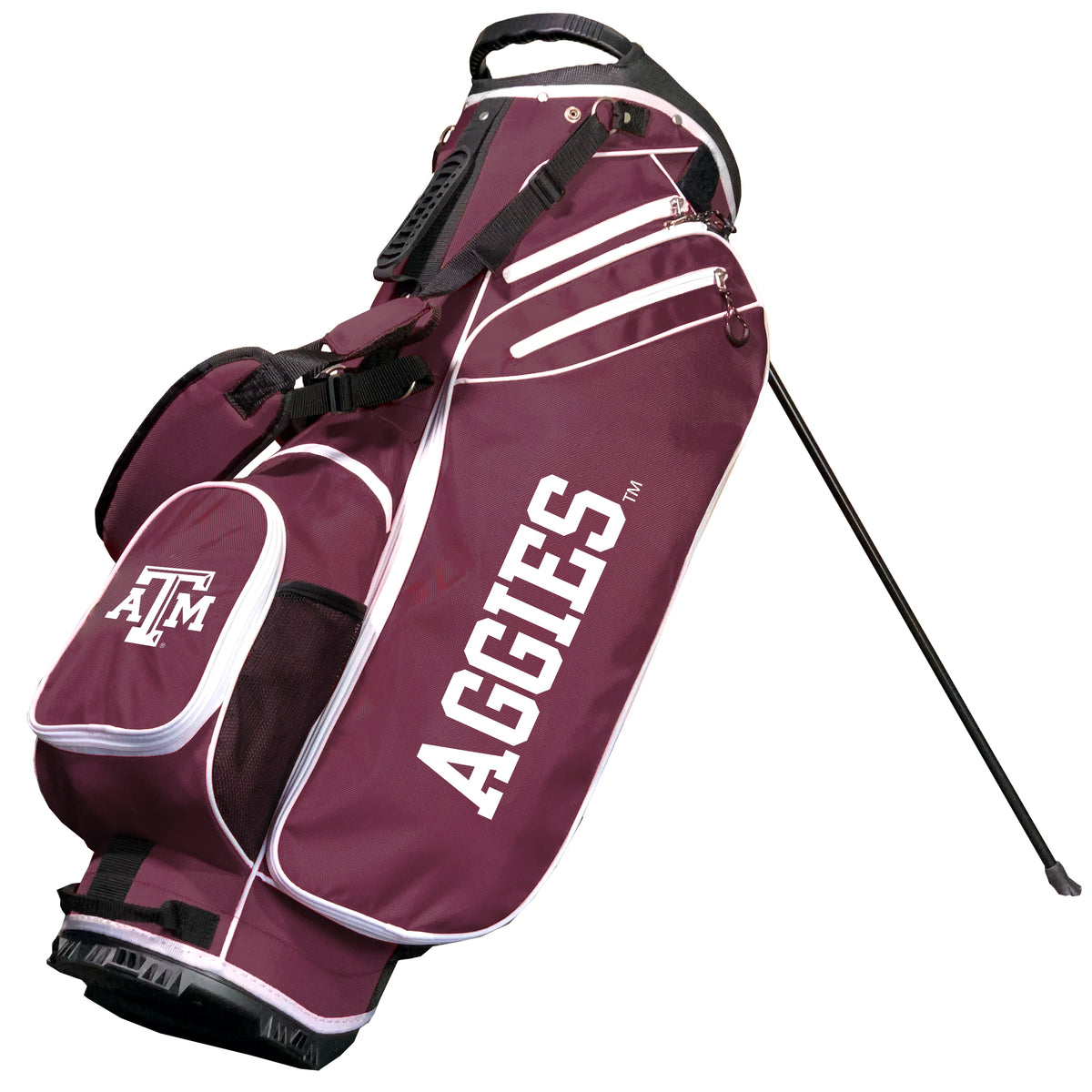Texas A&M Aggies Birdie stand golf bag, Maroon color