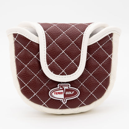 Texas A&M Aggies Solid Quilted Mallet Putter Cover, back view