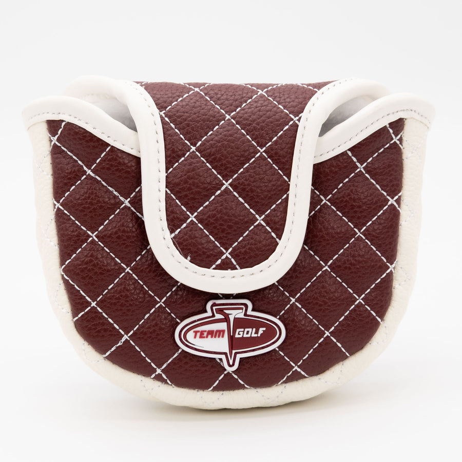 Texas A&M Aggies solid quilted mallet putter cover, back view