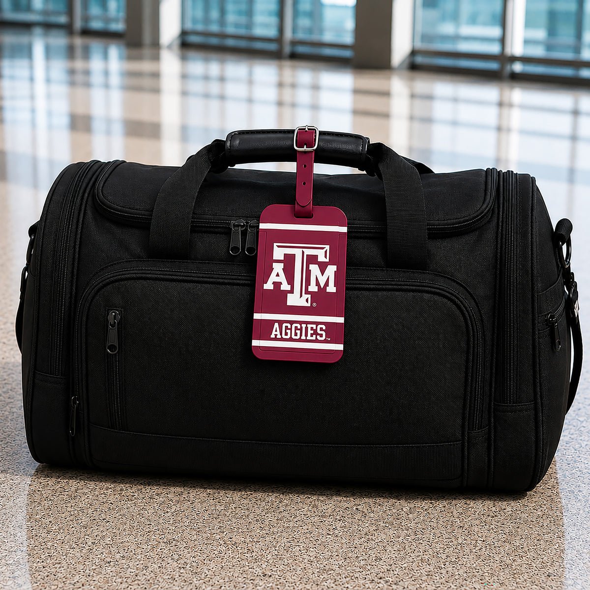 Texas A&M Aggies plastic golf bag tag by Team Golf, product photo 5