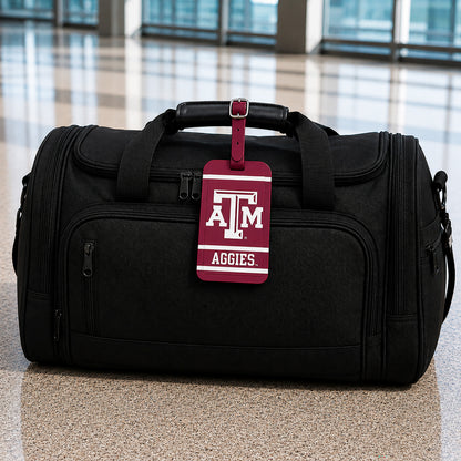 Texas A&M Aggies plastic golf bag tag by Team Golf, product photo 5