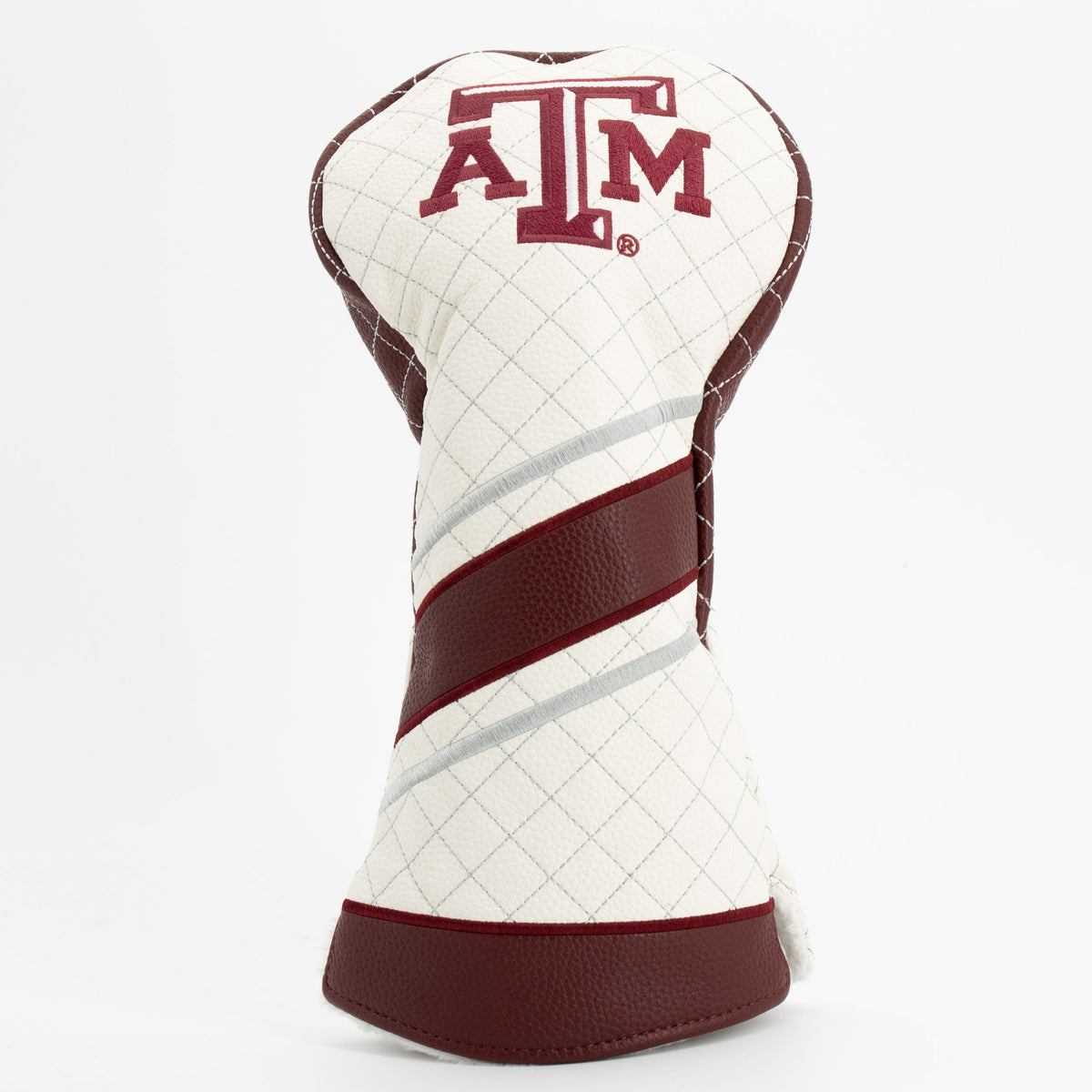 Texas A&M Aggies Striped Quilted Driver Headcover, front view