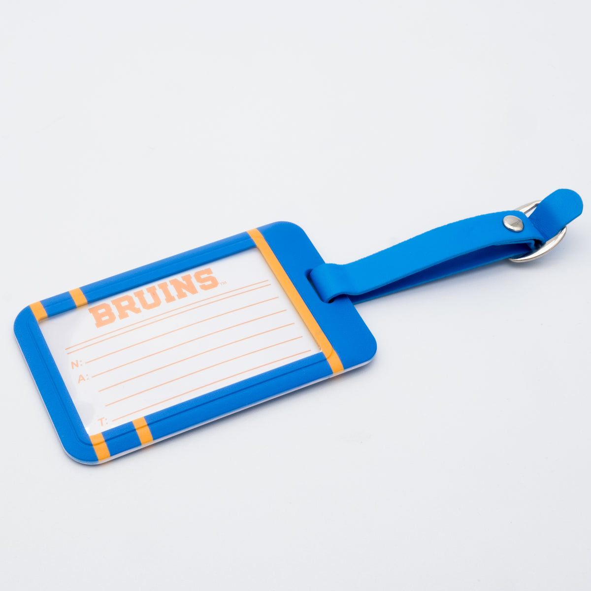 UCLA Bruins plastic golf bag tag by Team Golf, product photo 2
