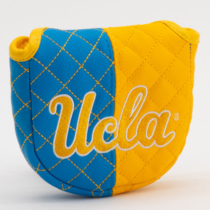 UCLA Bruins Split Quilted Mallet Putter Cover, angled view