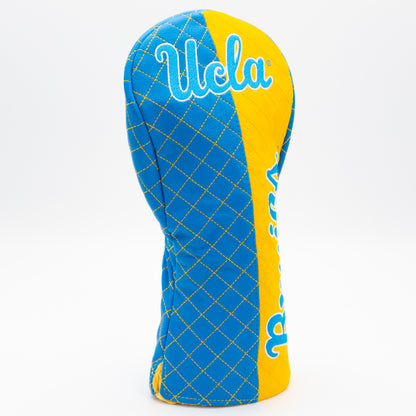 UCLA Bruins Split Quilted Driver Headcover, angled view