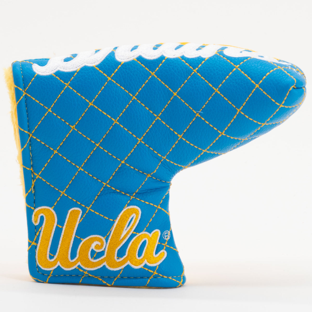 UCLA Bruins Split Quilted Blade Putter Cover, front view
