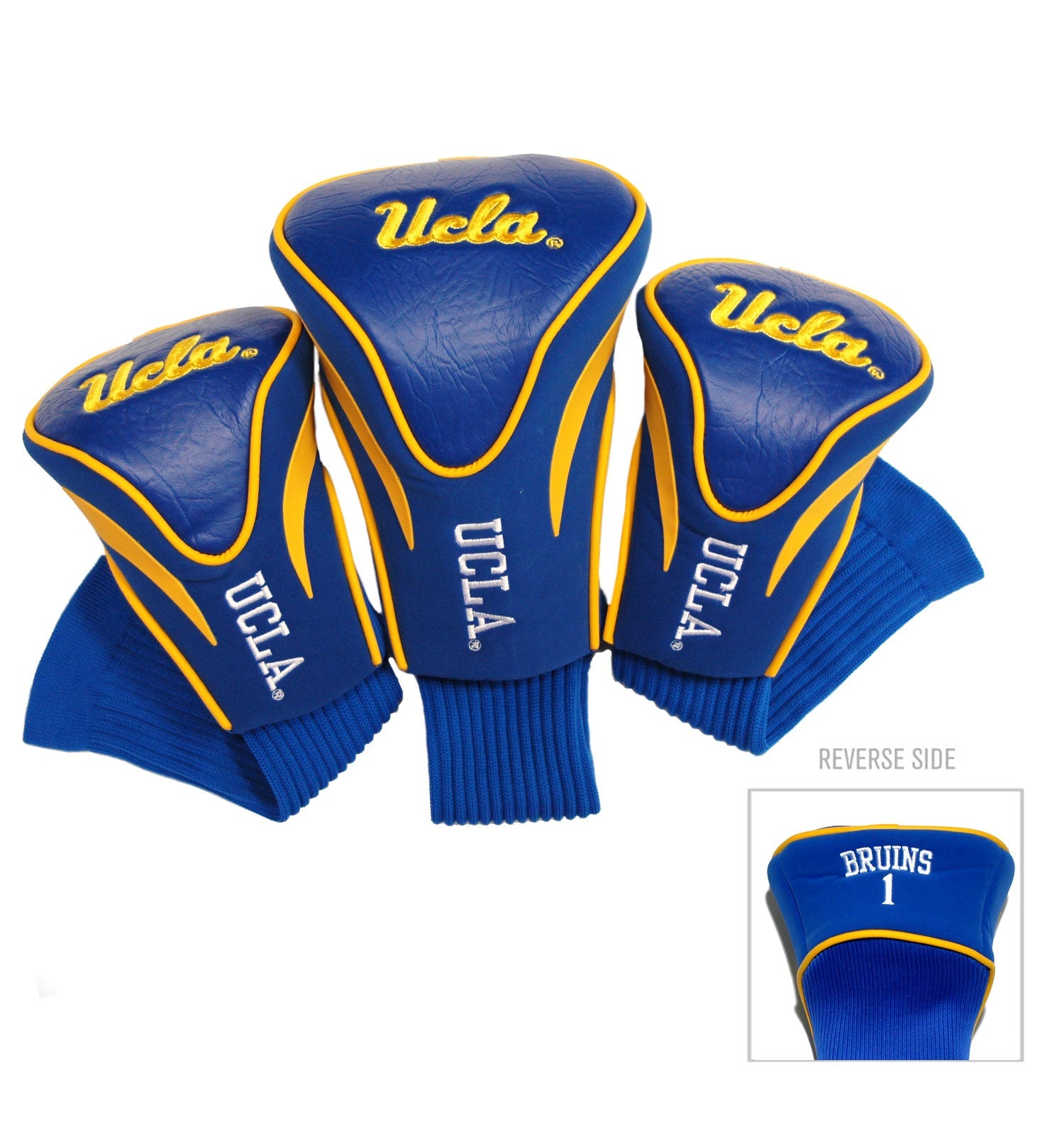 UCLA Bruins 3 Pack Contour Sock Headcovers - Club Rehab