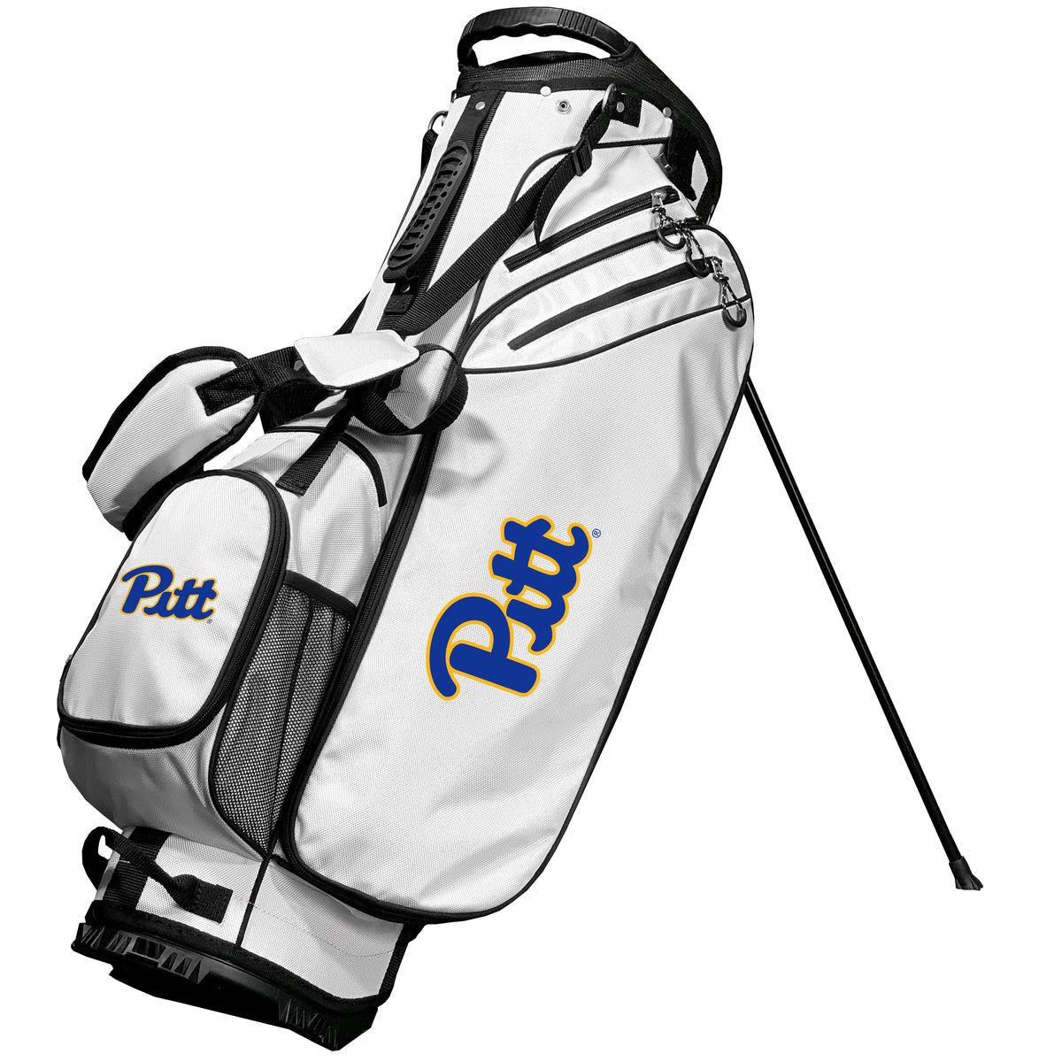 Pittsburgh Panthers Birdie stand golf bag, White color