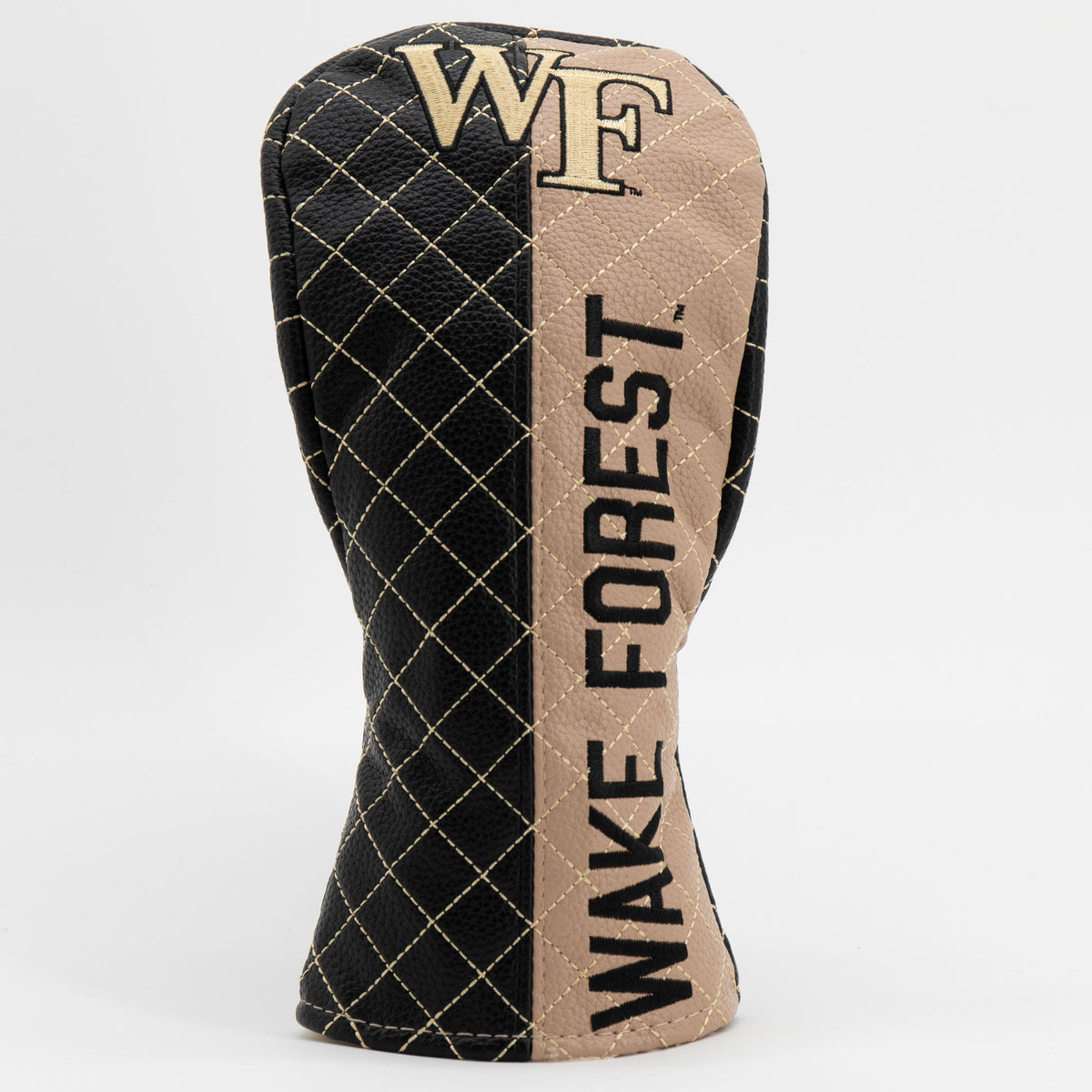 Wake Forest Demon Deacons Split Quilted Fairway Headcover, front view
