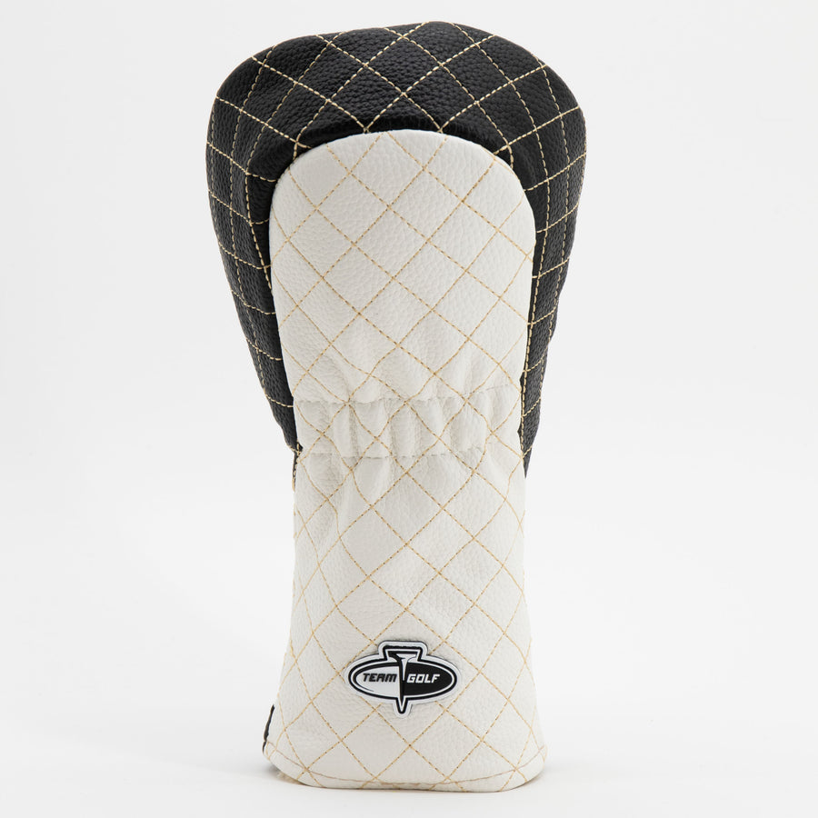 Wake Forest Demon Deacons striped quilted fairway cover, back view