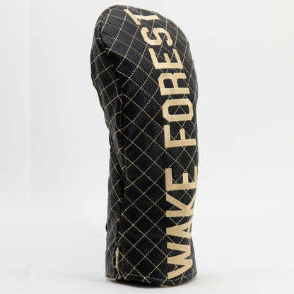 Wake Forest Demon Deacons Solid Quilted Driver Headcover, angled view
