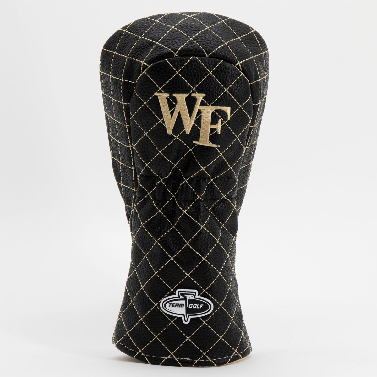 Wake Forest Demon Deacons Solid Quilted Fairway Headcover, back view
