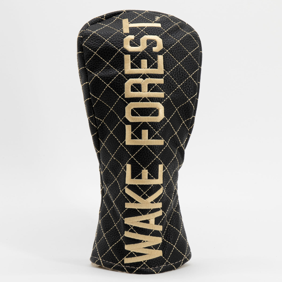 Wake Forest Demon Deacons Solid Quilted Fairway Headcover, front view