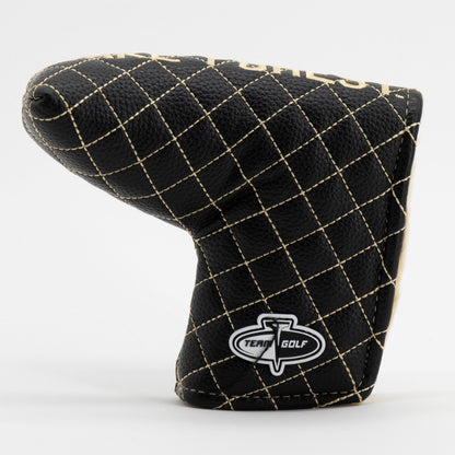 Wake Forest Demon Deacons Solid Quilted Blade Putter Cover, back view