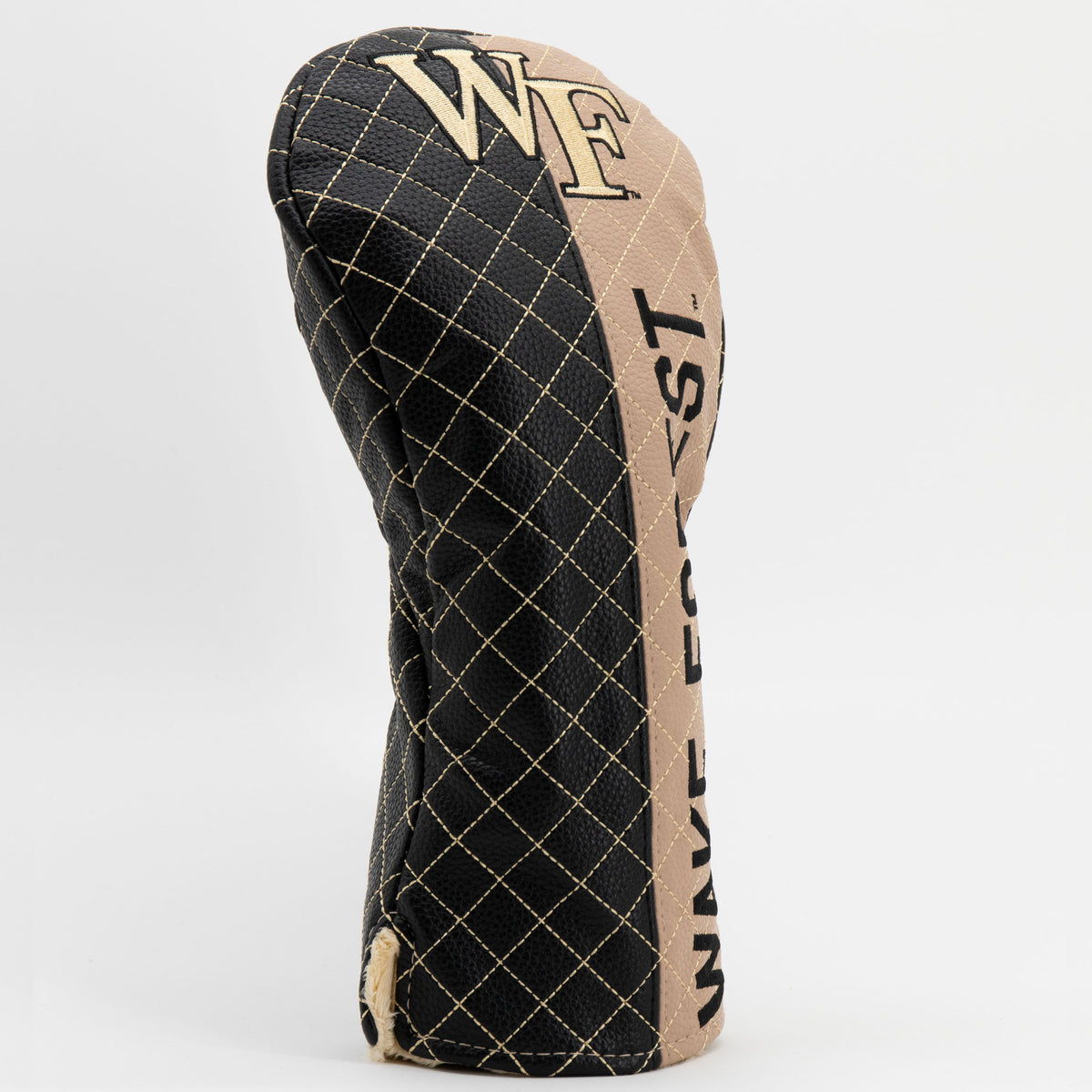 Wake Forest Demon Deacons Split Quilted Driver Headcover, angled view