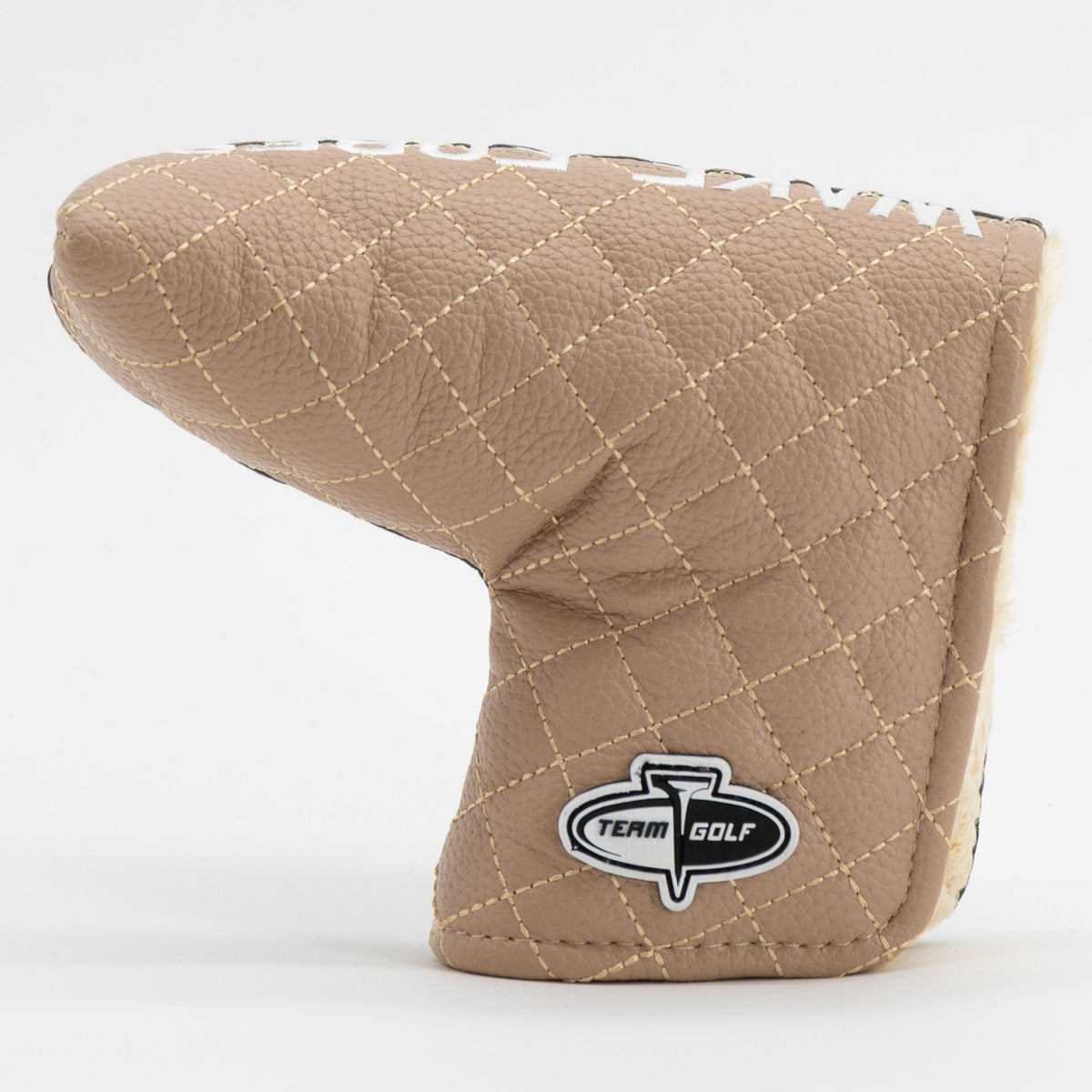 Wake Forest Demon Deacons Split Quilted Blade Putter Cover, back view