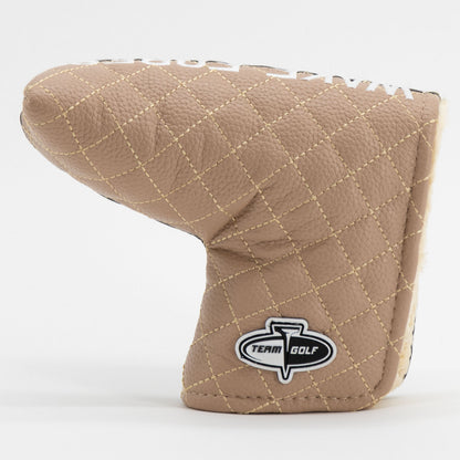 Wake Forest Demon Deacons Split Quilted Blade Putter Cover, back view