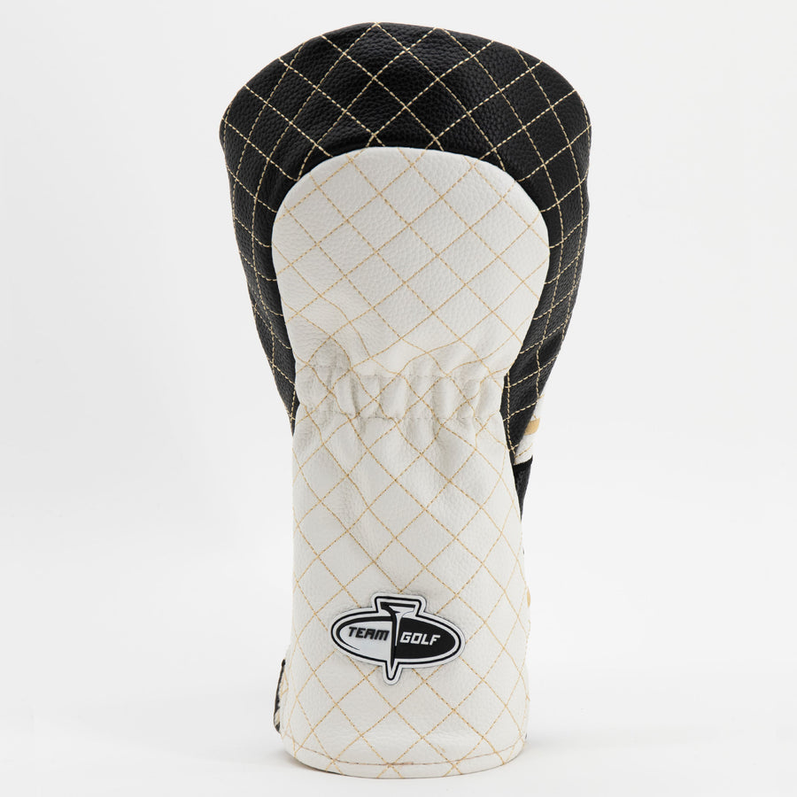 Wake Forest Demon Deacons striped quilted driver cover, back view
