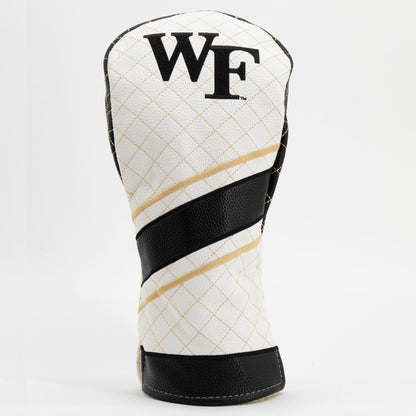 Wake Forest Demon Deacons Striped Quilted Driver Headcover, front view