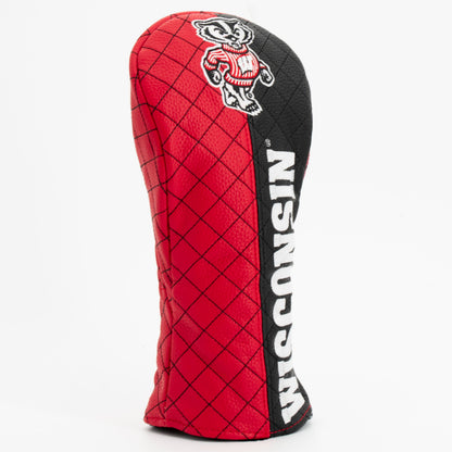 Wisconsin Badgers Split Quilted Fairway Headcover - golf headcover product images