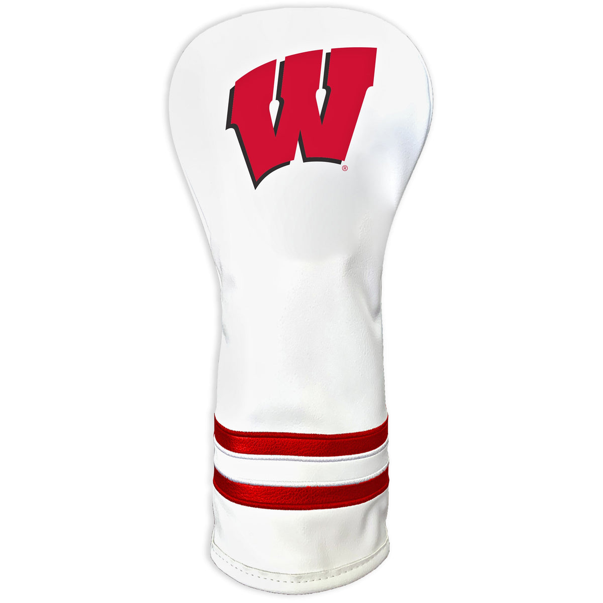 Wisconsin Badgers Vintage White Printed Fairway Headcover - golf headcover product images