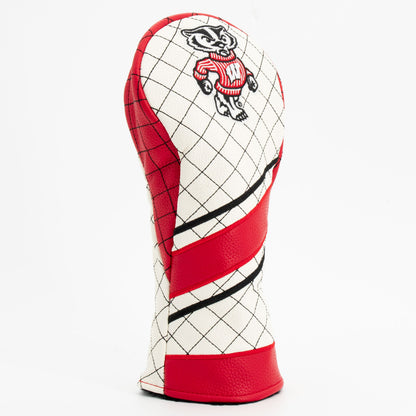 Wisconsin Badgers Stripe Quilted Fairway Headcover - golf headcover product images