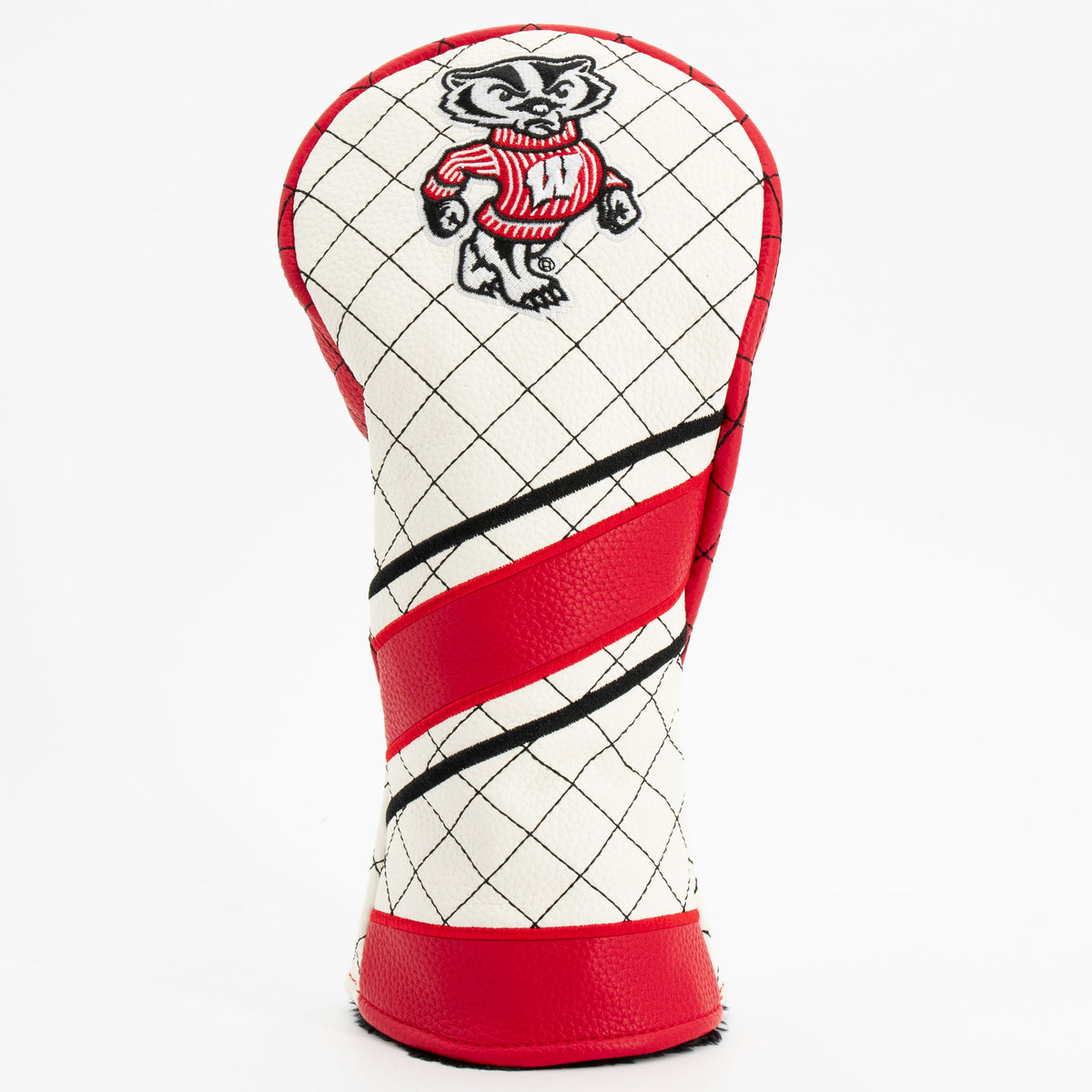 Wisconsin Badgers Striped Quilted Fairway Headcover, front view