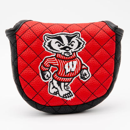 Wisconsin Badgers Solid Quilted Mallet Putter Headcover - golf headcover product images
