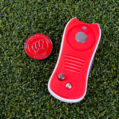 Wisconsin Badgers Switchblade Divot Tool - Image 3 - Club Rehab